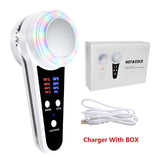 Electric Hot Cold Hammer Cryotherapy Face Lifting anti aging Skin Rejuvenation Tightening Device Spa Facial Skin Care Massager