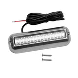 Underwater Boat Transom Light 42 LED Stainless Steel Under Water Pontoon Waterproof Lamp Marine Hardware Boat Yacht PTCS