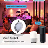 For Tuya Zigbee Smart Downlight LED Light Bulb RGB Brightness Adjust For Smart Home Several Scene For Choice Voice Control