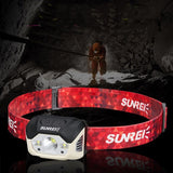 Mountain Lux Makino High Bright Sensor Outdoor Hiking Mountaineering Rechargeable Waterproof Off-road Camping Headlight
