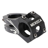 Bicycle Stem Wear-resistant MTB Bike Handlebar Stem 31.8mm Adjustable Aluminum Short Handlebar Stem Riser Fixed Bike Bar Stem