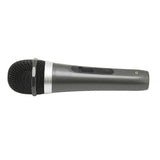 6.5mm Plug Wired Microphone Noise Isolating Cardioid Dynamic Handheld Mic Singing Microphone for Speaker Amplifier Mixer