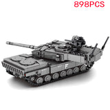 Germany World War 2 II Military Army War Series Building Blocks Main Battle Weapon 2a7 Tank Arms Figures Bricks Model Kids Toys