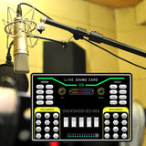 Dual Mobile Phone Live Broadcast External Sound Card Cellphone Webcast Personal Entertainment Voice Changer
