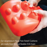 Acupressure Neck Pillow Neck and Shoulder Relaxer Cervical Traction Massage Chiropractic for Pain Relief Muscle Soreness