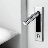 ZEROUNO Luces Room Led Lamp Headboard Wall Light Sconce bedside Reading Light recessed Push Switch Wall Lamps hotel bed side