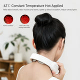 Electric Neck Massager Smart Cervical Massage Hot Compress Shoulder Pain Relief Tool Vertebra Physiotherapy Health Care
