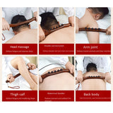 48cm Long Wooden Spa Muscle Fascia Body Leg Relaxing Tool Cellulite Blaster Guasha Scraping Stick Fast Large Area