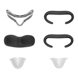 5in1 Face Cover Pad Lens Cover Facial Interface Bracket Anti-Leakage Nose Pad Set for oculus Quest 2 VR Accessories
