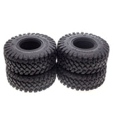 4PCS 128MM 2.2 Rubber Wheel Tires Tyre for 1/10 RC Crawler Car Axial SCX10 90046 RR10 Wraith Traxxas TRX4 TRX-6