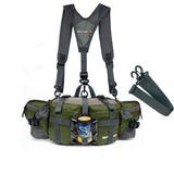 Outdoor Sports Waist Bag Waterproof Hiking Cycling Climbing Bicycle Pack Fanny Pack with Water Bottle Holder Mountainering Bag