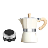 Moka Pot Hand Brewed Coffee Pot Household Italian Espresso Coffee Machine Espresso Bottom Filter Pot High Pressure Extraction