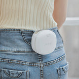 WT-F37 Outdoor Portable Small No Leaf Hanging Waist Fan Free Your Hands With Fan Less Wind Gathering