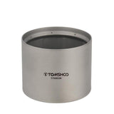 Lightweight Titanium Liquid Spirit Alcohol Stove Furnace Camping Alcohol Stove  with Cross Stand Rack for Outdoor Camping Hiking