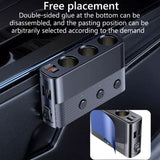 3 ports Car Cigarette Lighter Socket Splitter 3 USB Type-C QC3.0 PD 30W Fast Charge Independent Switch 127W High Power Adapter