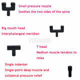 Top Quality American Style Chiropractic Adjusting Tool Massage Gun Manual Instrument Spine Correct Gun Correction 4 Head Massag