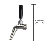 Home-Made Beer, Coffee, Black Beer Tap Beer Faucet - Nitrogen Draught and Nitro Coffee Faucet Home-Made DIY Beer Soda Kit, Drink