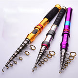 Winter Fishing Short Pole Long Throw Sea Fishing Boat Fishing Rod Mini Fishing Rod Telescopic Fishing Rod High Quality 1.5m-3.6m
