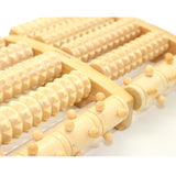 Dual Wooden Foot Massager Roller Relieve Plantar Fasciitis Heel Arch Pain Stress Relief Feet Massage Foot Care Tools