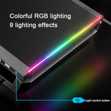 T1 Universal Monitor Stand RGB Support 4-Port USB3.0 Charging Table Storage Stand Suitable For Laptop Monitor Mobile Phone