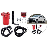 Oil Catch Can Kit 500ml Aluminum Fits for F 150 5.0L 2011-2019 Moulding