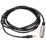 10FT Stereo Jack Microphone Audio Cord Cable 3 Pin XLR Connector Female To 3.5mm Male Microphone Cables Microphone Accessories