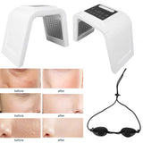 6 Color LED Face Skin Care Light Machine With Spray Foldable Phototherapy Device for Beauty Salon SPA 100V‑240V