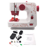 Wholesale High Quality Automatic Household Sewing Machine Pink Overlock Sewing Machines Battery Operated 12 Stitches DIY