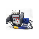 SAIKE 898D+ 2 in 1 Soldering Station Hot Air Gun+welding Iron 220V 110V SAIKE898D Hot Air Gun+Solder Iron