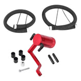 Patented Billet 6.4L Catch Can Billet Round Turbo Reservoir Can Kit Oil Catch Tank for 5038-210-3-Ps