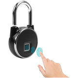 Fingerprint Padlock Tuya APP Bluetooth Waterproof Smart Lock USB Rechargeable Security Keyless Lock for School Locker Gym