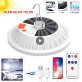 Portable Rechargeable 60/120 LED USB Port Outdoor Camping Tent Light Lantern Hiking Ultra Bright Hook Lamp Mobile Power Bank