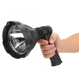 Portable Handheld LED Searchlight with Foldable Tripod Emergency Long-range lighting Flashlight USB Charging camping equipment
