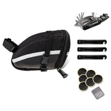 Dropship-Bicycle Tail Bag MTB Road Bike Seat Cushion Bag Cycling Rear Seat Bag Glue-Free Tire Repair Tools Bicycle Repair Suits