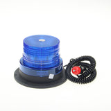 12V/24V LED Blue color Car Vehicle Police Warning Light Flashing Beacon LED Strobe Emergency Lighting Lamp with Magnetic Mounted