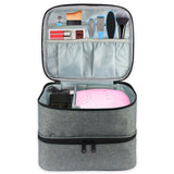 Nail Polish Storage Bag Nylon Portable Large Handbag Organizer For Cosmetic