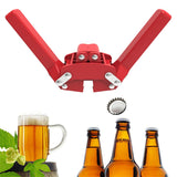 Manual Bottle Capper With 100pcs Beer Caps, Crown Capper, Bottle Sealer For Home Brew Beer Making Or Glass Bottle