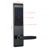 Popular Wireless WiFi RF Card Keyless Digital Hotel Time Locks with Online Management System