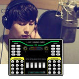 27RA Dual Mobile Phone Live Broadcast External Sound Card Cellphone Webcast Personal Entertainment Voice Changer