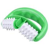 Arm 2 Wheels V-shaped Massager Skinny Calf Hand-held Roller Massage Stovepipe Device Muscle Relaxer Leg Massage Tool Roller