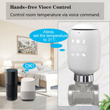 Tuya Zigbee3.0 Thermostatic Radiator Valve Temperature Controller Intelligent Radiator For Alexa Google Assistant