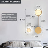 Nordic modern wall lamp Led minimalist wall lamp, living room bedroom, staircase lamp, home decoration bedside wall lamp install