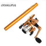 Mini Pen Appearance Fishing Rod Portable Rotating Wheel Fishing Rod 1 Piece Winter Outdoor Fishing Rod Fishing Accessories