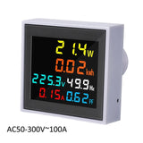 100A  AC 50~300V AC 250-450V Digital Voltage Current Power Electricity Display Frequency Meter 45.0Hz-65.0Hz