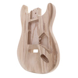 Solid Wood Guitar Body for ST Electric Guitar DIY Accs Material Luthier Tool