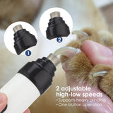 USB Rechargeable Dog Nail Grinder Pet Clippers Trimmers Paw Nail Files for Cat and Dog Grooming Tools USA Shipping Dropshipping