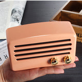 2022.Wireless Retro Bluetooth Speaker Portable Radio Outdoor Dance Nostalgic Mini Speaker