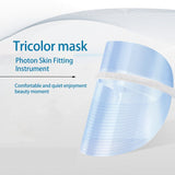 3-Color Led Phototherapy Mask Anti-Acne And Anti-Wrinkle Spa Facial Care Instrument Beauty Instrument Facial Skin Care Tool