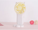 USB Mini Fold Fan Electric Portable Hold Small Air Cooler Originality Charging Household Electrical Appliances Desktop