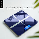 Electronic Scale USB Charging Household Electronic Body Weight Scale Bathroom Weight Loss Scale Precision Temperature Scale
